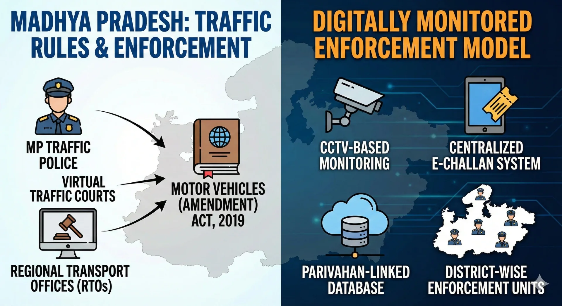 Driving Licence & Traffic Rules in Madhya Pradesh (MP)